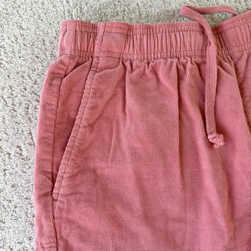Goodlife Corduroy Shorts Pink Elastic Waist Drawstring Size M‎ 6